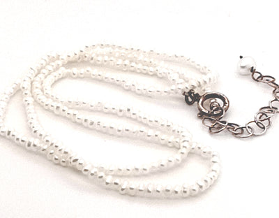 Sterling Silver Children's Pearl Necklace