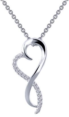 SS Infinity Heart Necklace