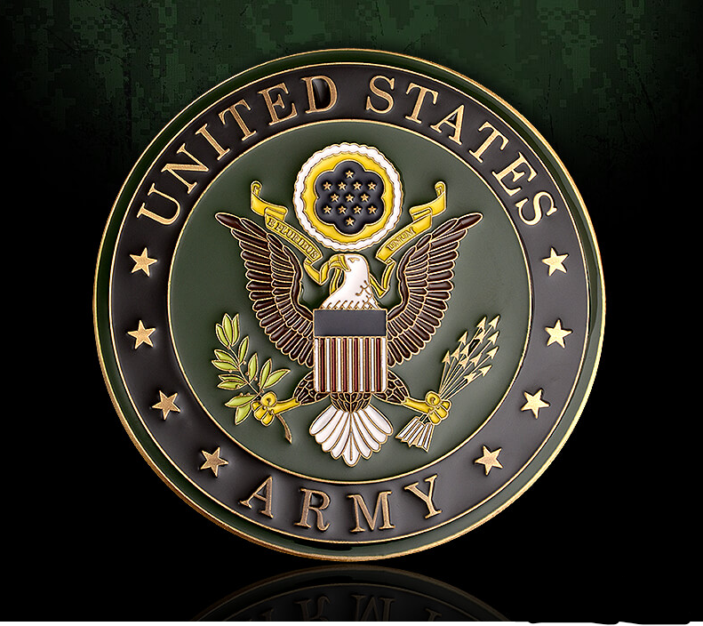 U.S. Army 3 Inch Adhesive Medallion