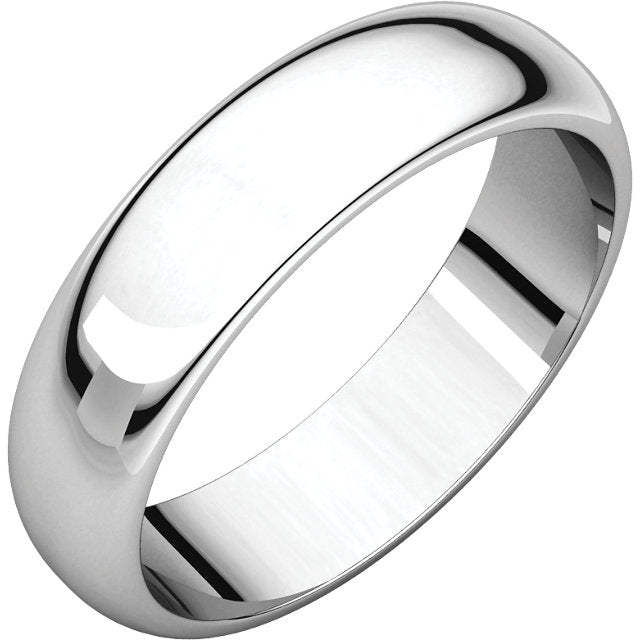 14KW 6mm Low-Dome Wedding Band Size:6