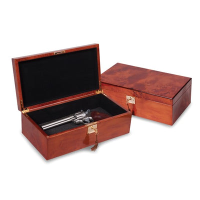 Mapa Burlwood Veneer Multi-Use Locking Collector Box