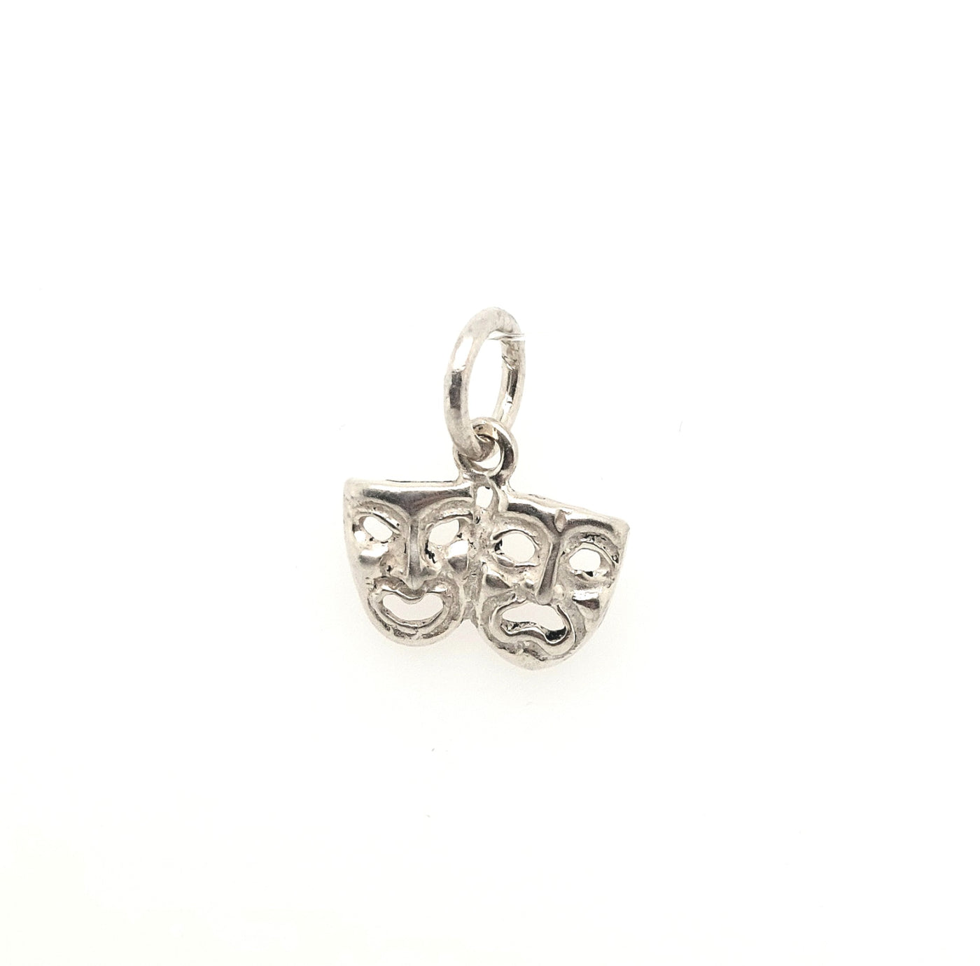 Sterling Silver Theater Masks Charm