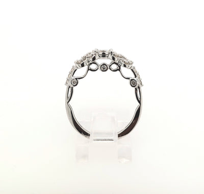 14K White Gold 0.50ctTW Diamond Engagement Ring