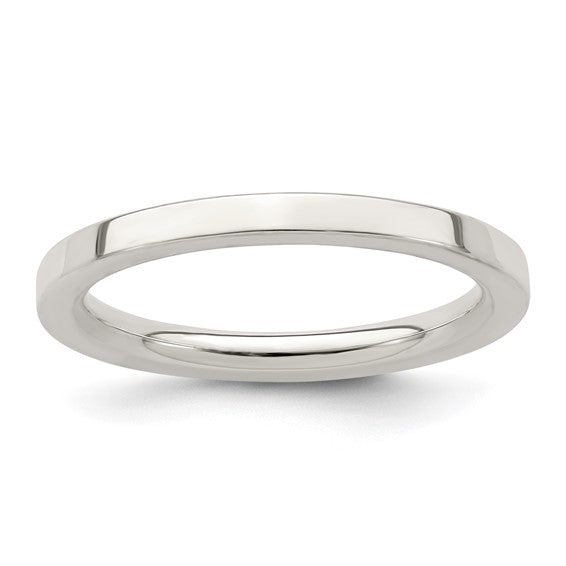SS 2mm Flat Band, Size 12