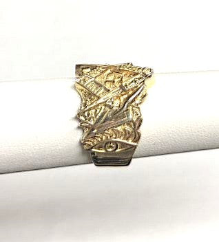 10KY Custom Masonic Ring