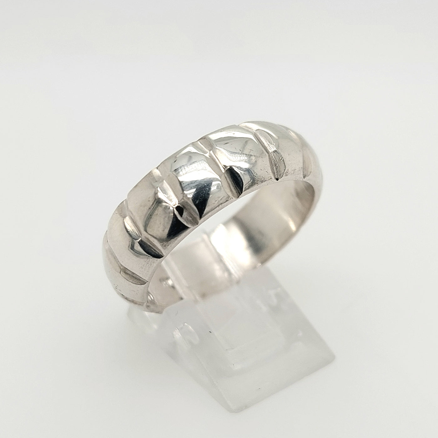 SS Domed Section Ring Size:11.75