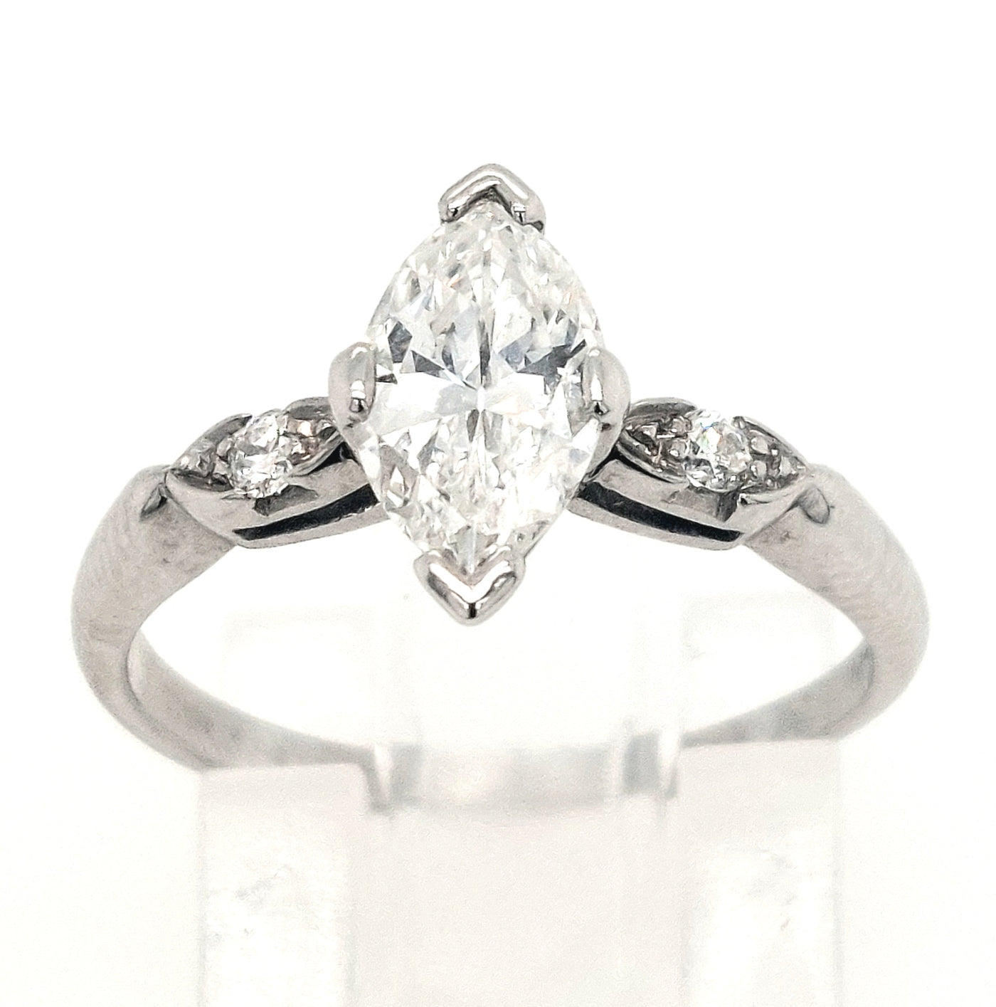 Platinum Diamond Engagement Ring 0.83ctTWg