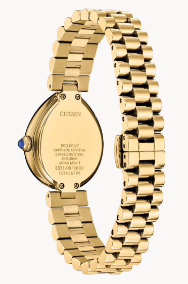 Lady's Gold-Tone Citizen Eco-Drive "Citizen L Rainell"