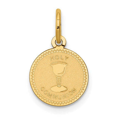14K Yellow Gold Holy Communion Charm