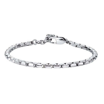 StainleSS Steel Rounded Box Link Bracelet 35mm