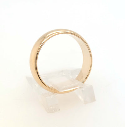 14K Yellow Gold Wedding Band 5.8mm Size:5