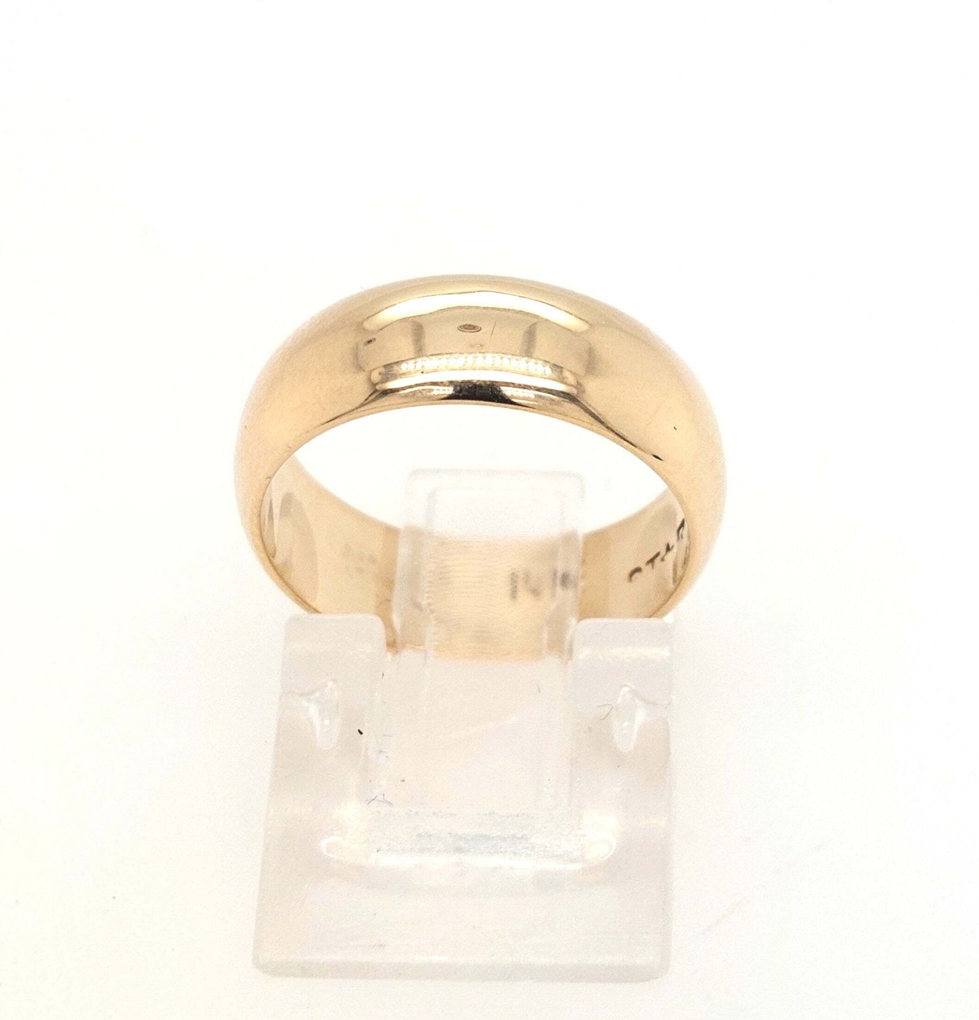 14K Yellow Gold Wedding Band 5.8mm Size:5