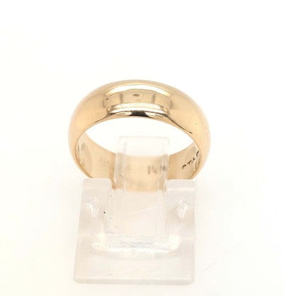14K Yellow Gold Wedding Band 5.8mm Size:5