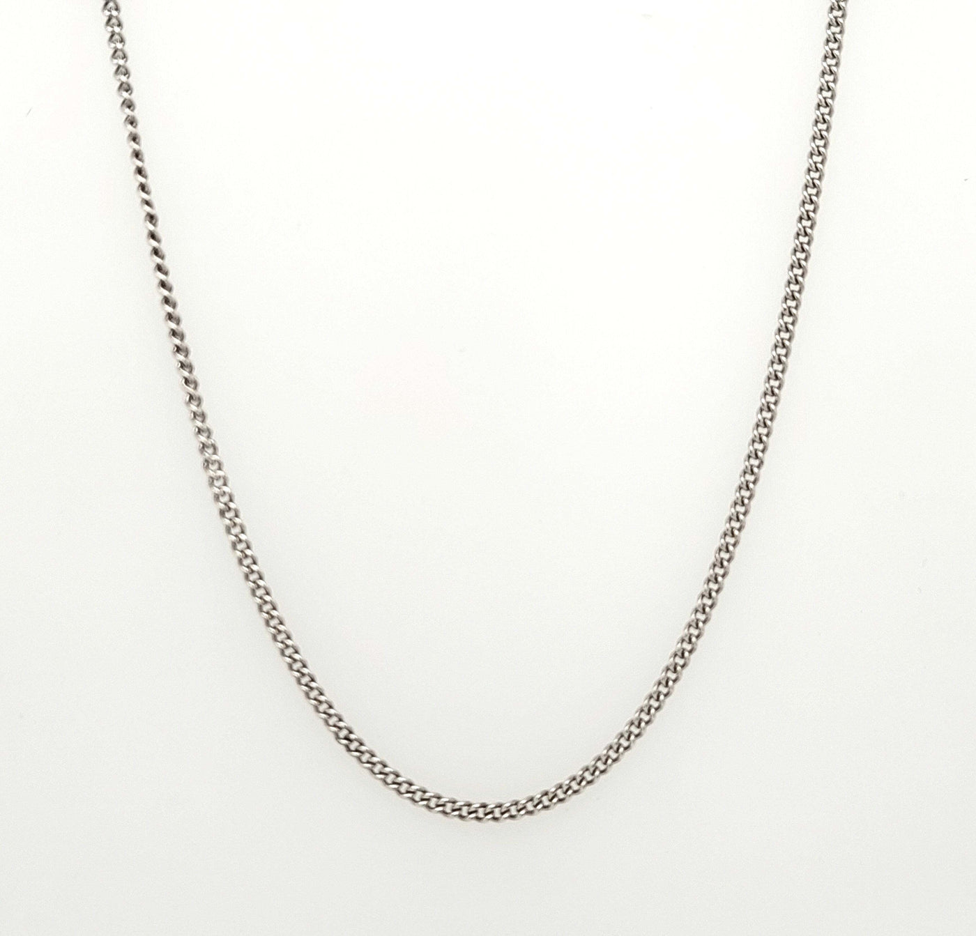 SS Curb Chain 1.5mm Length:18.25in