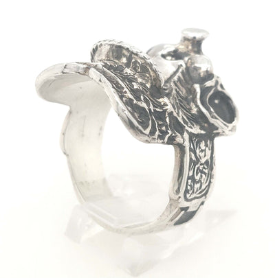 SS Gent's Rodeo Western Saddle Ring Size:10.50