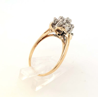 10K Yellow Gold Diamond Fashion Ring 1.05ctTW approx. H-I/SI2-I1 Size:10 Gram Weight:4.3g