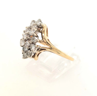 10K Yellow Gold Diamond Fashion Ring 1.05ctTW approx. H-I/SI2-I1 Size:10 Gram Weight:4.3g
