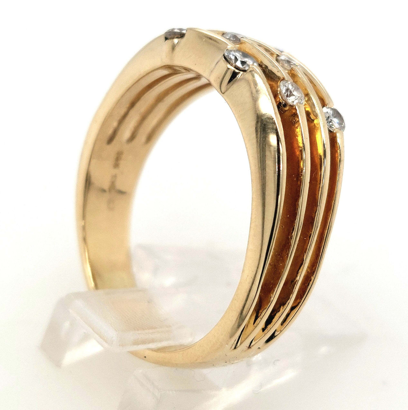 14K Yellow Gold Gent's Diamond Fashion Ring w/ approx 0.52ctTW H-I/SI2 Size:9.50 Gram Weight:8.3g