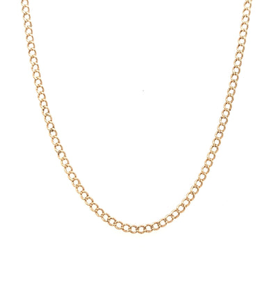 10K Yellow Gold 1.8mm Cable Link Chain Length:25in Gram Weight:4.2g