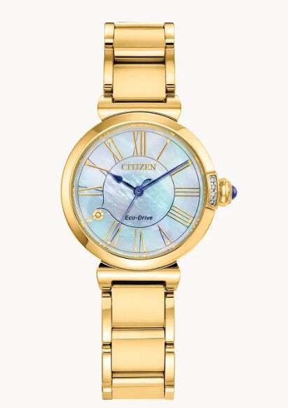 Lady's Citizen Eco-Drive "L Mae" Watch with White MOP Dial