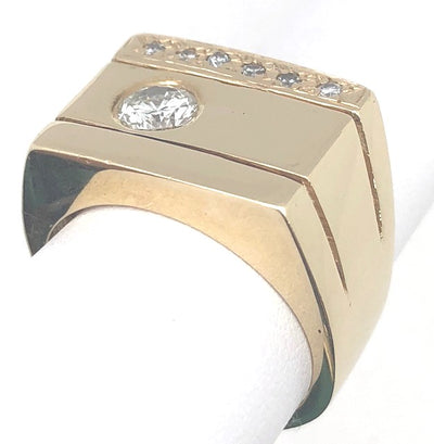 14KY .83ctTW I/SI1-I1 RBC Diamond Ring