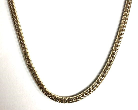 10K Yellow Gold 3.95mm Round Franco Chain