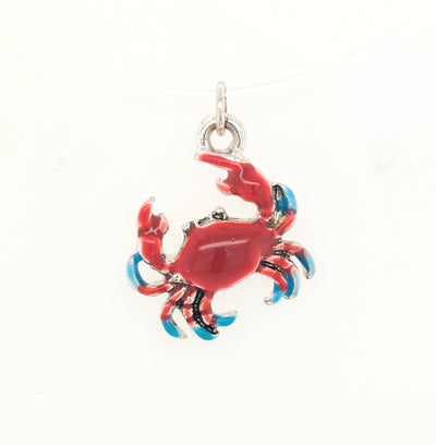 StainleSS Steel Painted Crab Charm