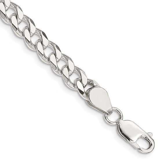 SS 7mm Curb Chain Bracelet (9 inches)