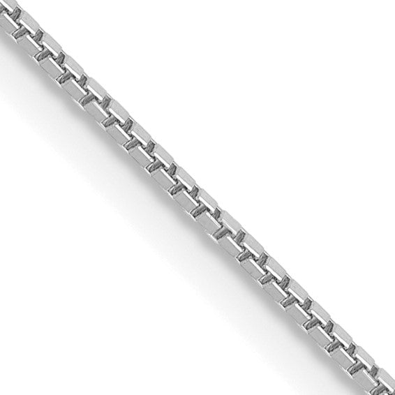 14KW .9mm Box with Lobster Clasp Chain Length:20 Gram Weight:2.6gr