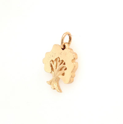 14KY James Avery Retired Oak Tree Charm