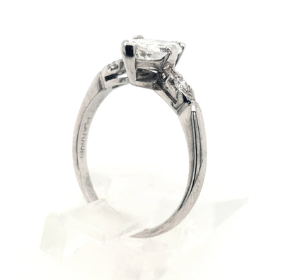 Platinum Diamond Engagement Ring 0.83ctTWg