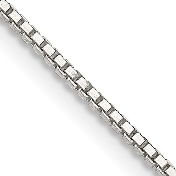 Sterling Silver 1.1mm Box Chain 22in
