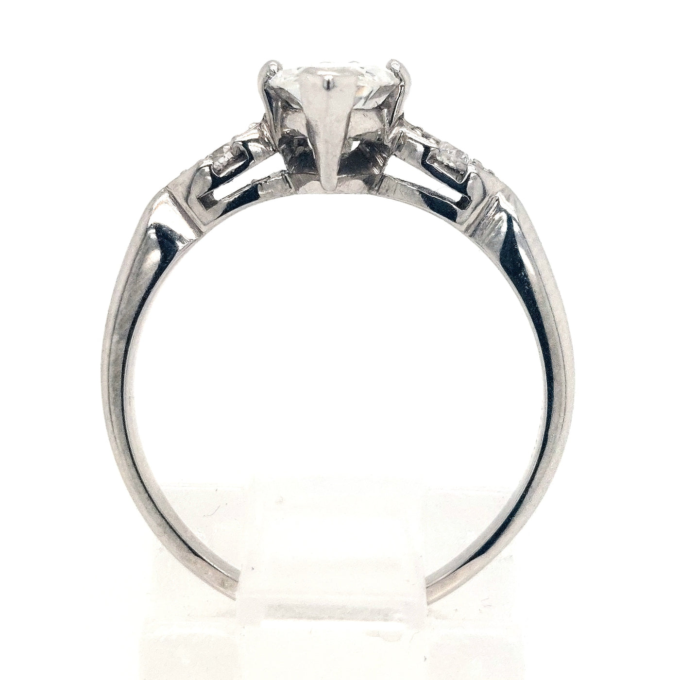 Platinum Diamond Engagement Ring 0.83ctTWg