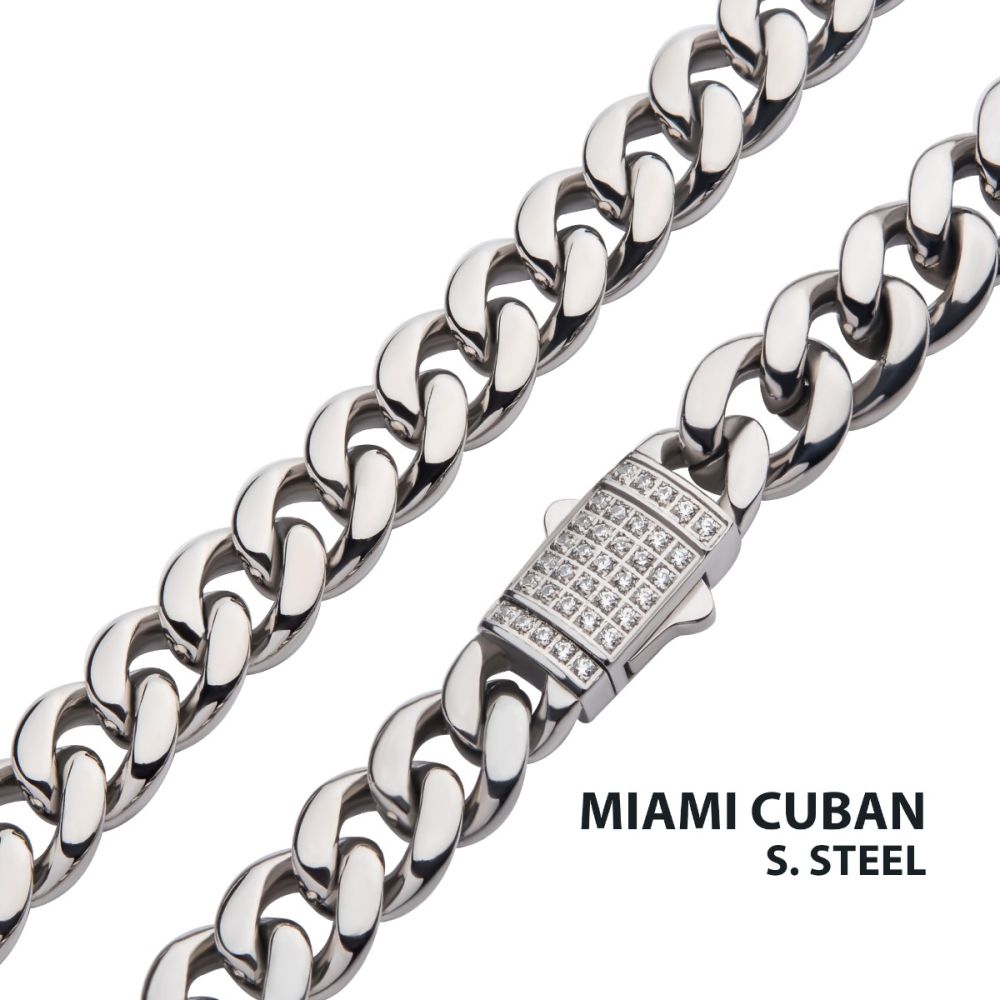 Stainless 8mm Steel Miami Cuba