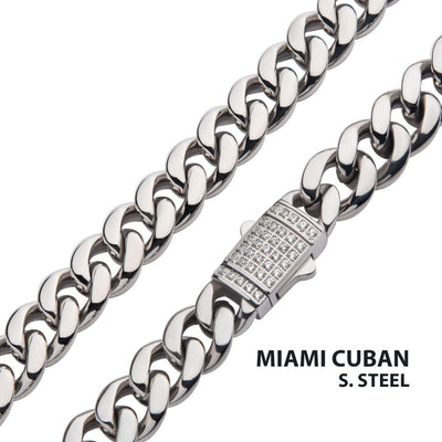 Stainless 8mm Steel Miami Cuba