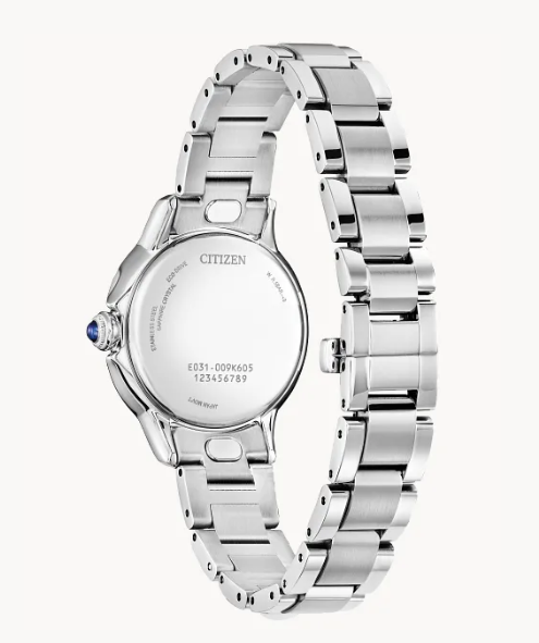 Lady's Stainless Steel Citizen Eco-Drive "Citizen L Ceci" with Black Dial