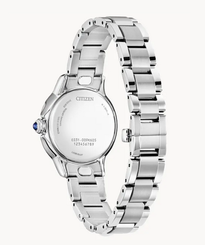 Lady's Stainless Steel Citizen Eco-Drive "Citizen L Ceci" with Black Dial