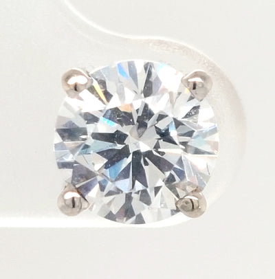 14KW Round Lannyte Earring