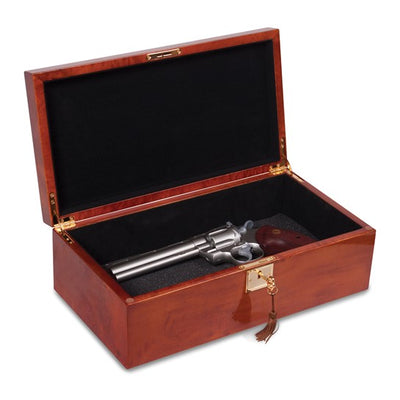Mapa Burlwood Veneer Multi-Use Locking Collector Box