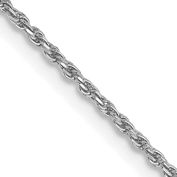 14KW 1.15mm Diamond-cut Machine Made Rope Chain (16 inch)