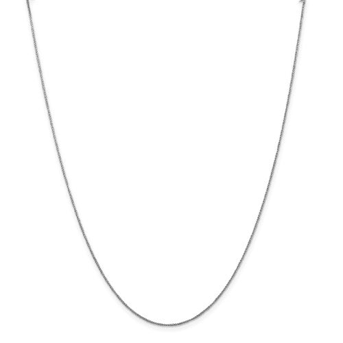 14K White Gold .70mm Rope Chain 20in