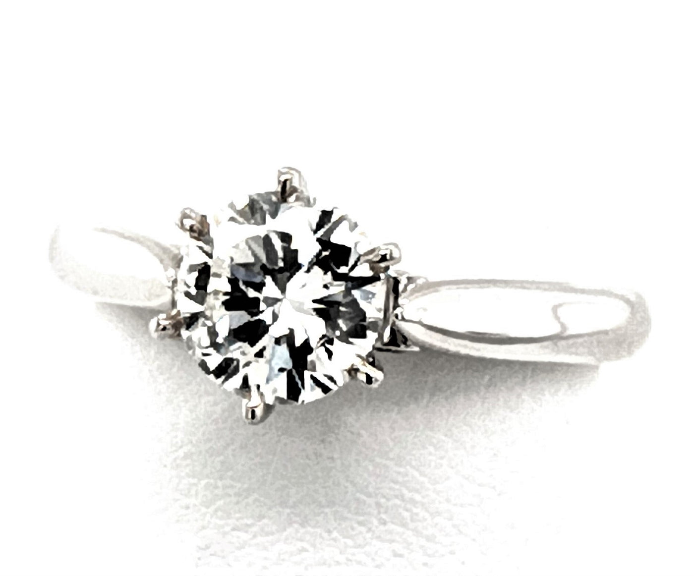 14KW RBC Diamond Engagement Ring