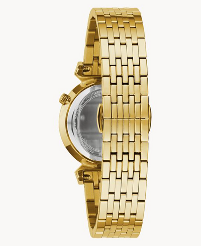 Lady's Bulova "Regatta" with Mother of Pearl Diamond Dial