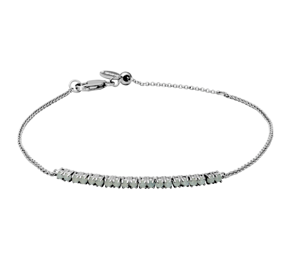 Sterling Silver Ethiopian Opal "Dazzle" Bracelet (Adjustable 8.25")