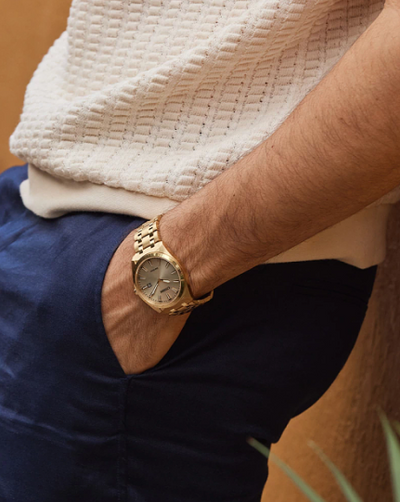 Gents Citizen Eco-Drive "Peyten" with Beige Dial