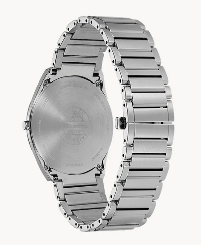 Gent's Citizen Eco-Drive "Stiletto" with Black Stick Dial