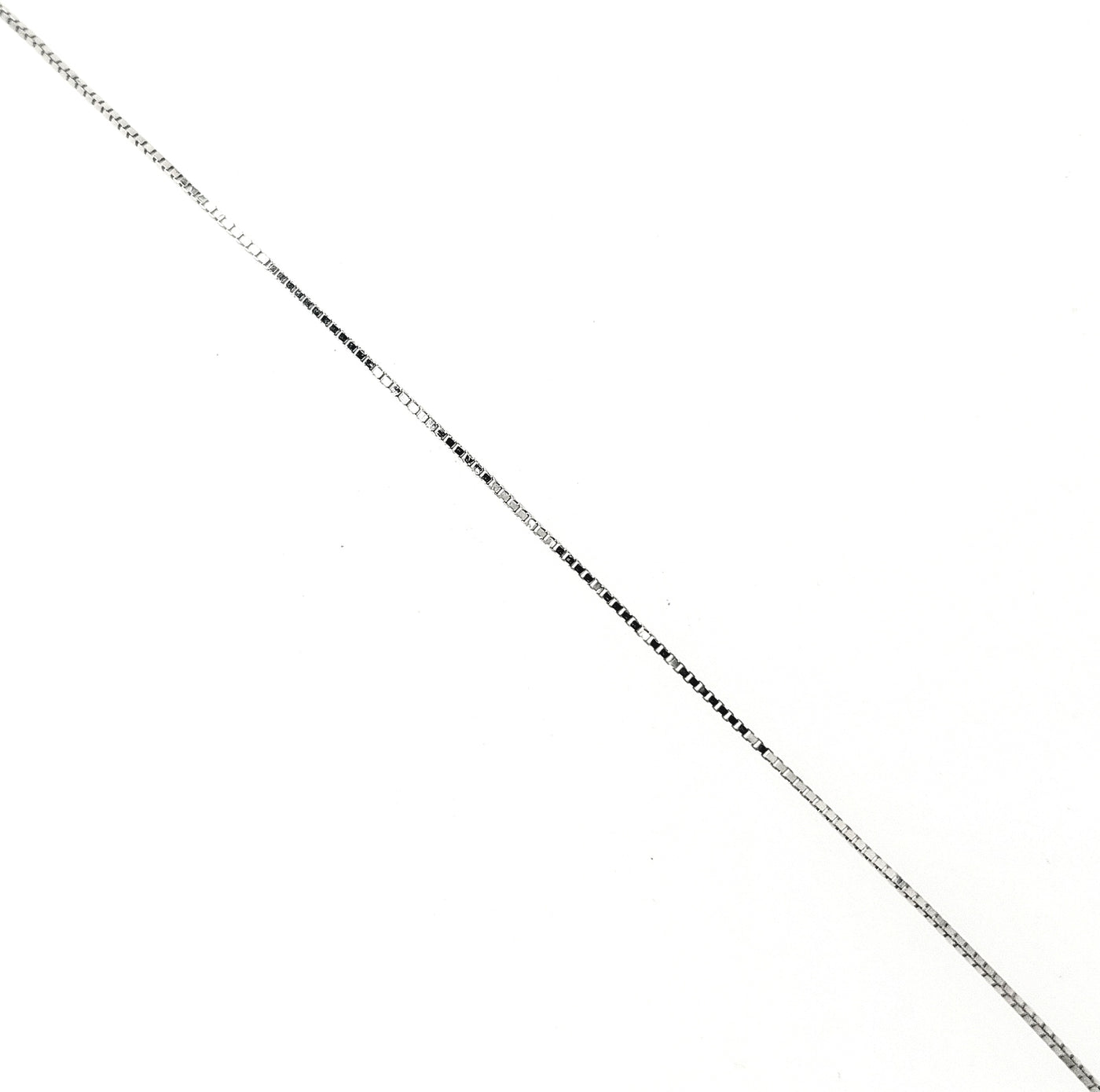 10KW 1.0mm Box Chain with Spring Ring Clasp Length:20in