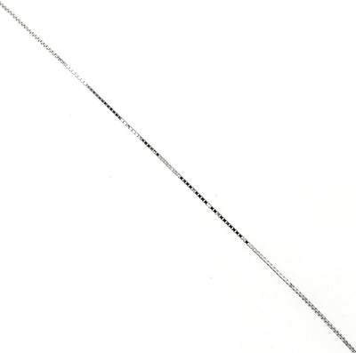 10KW 1.0mm Box Chain with Spring Ring Clasp Length:20in
