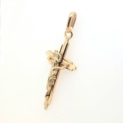 14KY Crucifix Pendant