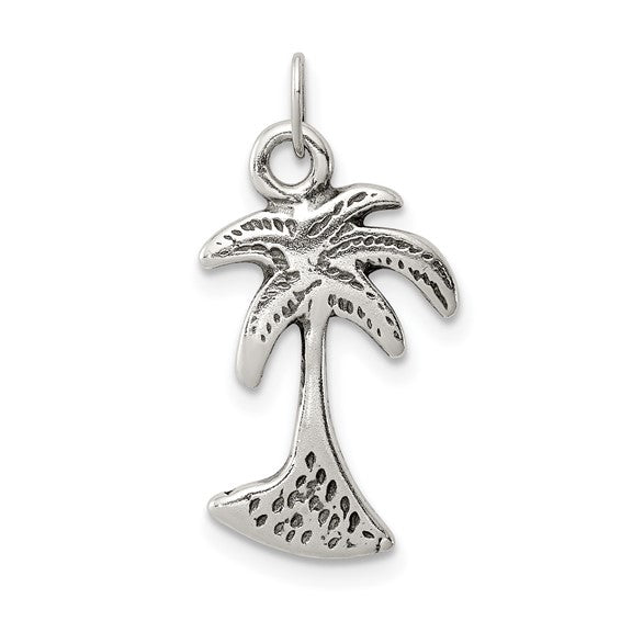 Sterling Silver Palm Tree Charm